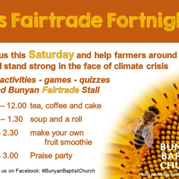 Fairtrade Food Festival – tomorrow!