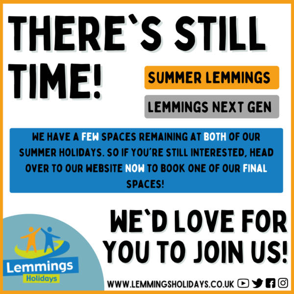 Spaces on Lemmings Holidays